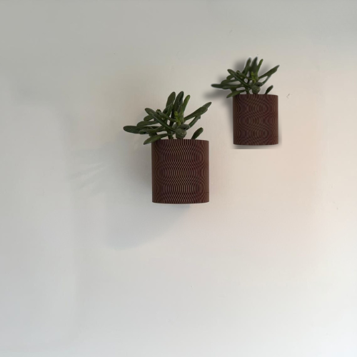 3DCstudio - Hangende bloempot voor binnen - woonaccessoires - planten - muurdecoratie -